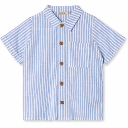 Vira shirt, dream blue/cloud dancer, Fliink