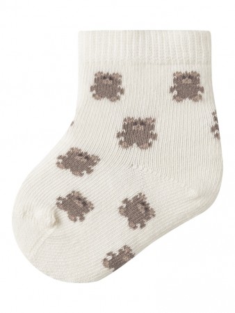 Rossa sock baby, turtledove/teddy, Lil Atelier