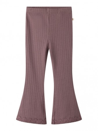 Sola Bootcut legging, rose taupe, Lil Atelier