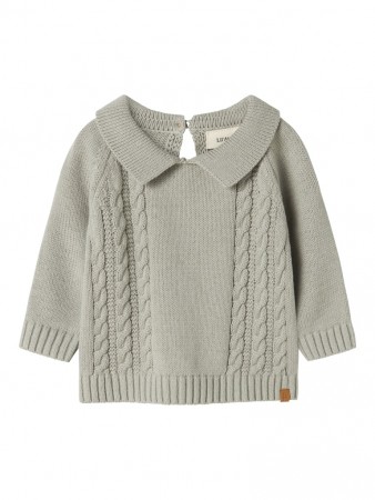 Nello knit baby, pigeon, Lil Atelier