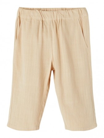 Heleno loose ancle pant, pebble, Lil Atelier