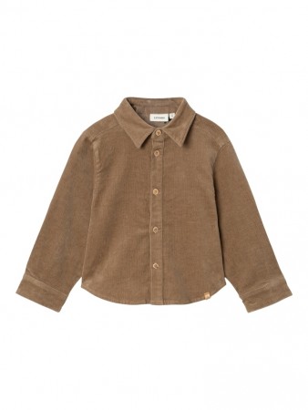 Obert cord shirt, sepia tint, Lil Atelier