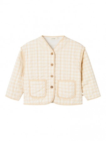Larose quilt jacket, coconut milk, Lil Atelier