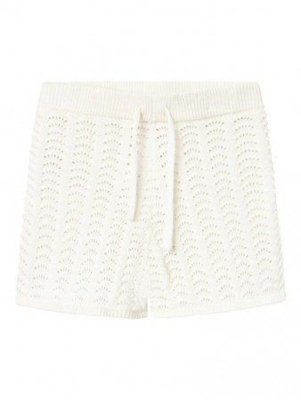 Johanna knit shorts baby, coconut milk, Lil Atelier
