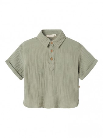 Janu loose shirt, seagrass, Lil Atelier
