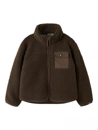 Nalo loose jacket, dark earth, Lil Atelier
