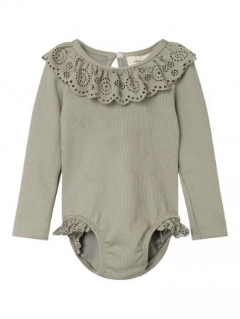 Fola swimsuit baby, forest fog, Lil Atelier 