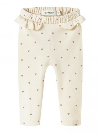 Lalo slim leggings baby, turtledove, Lil Atelier