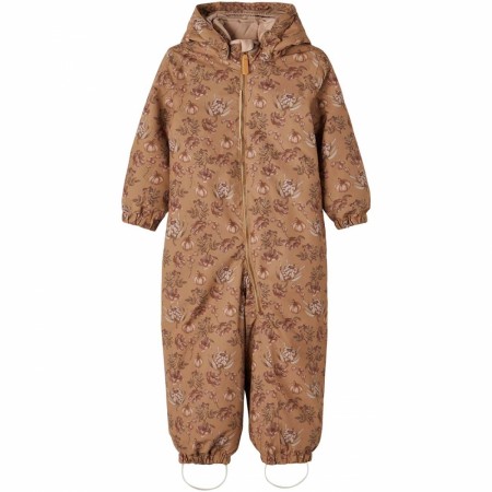 Lasnow vinterdress, pattern/tobacco brown, Lil Atelier