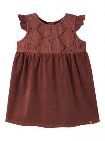 Onellas cord skirtall baby, mahogany, Lil Atelier