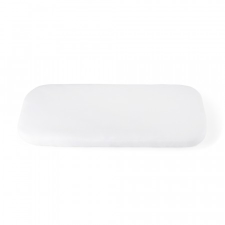 Jersey laken bed side crib, white, Sebra