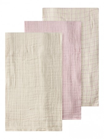 Fergie 3-pack nappies, peach whip, Lil Atelier
