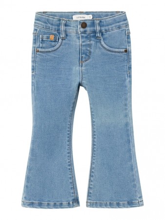 Salli slim bootcut jeans, medium blue, Lil Atelier