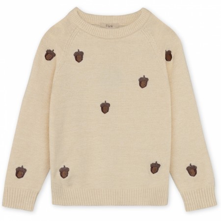 Benna acorn pullover, sandshell, Fliink