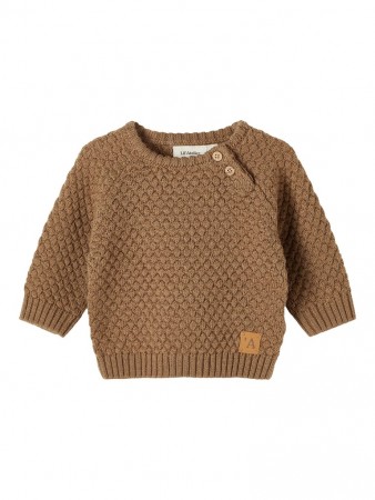 Eroger baby knit merino wool, otter, Lil Atelier