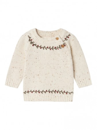 Galto rio knit baby, turtledove, Lil Atelier