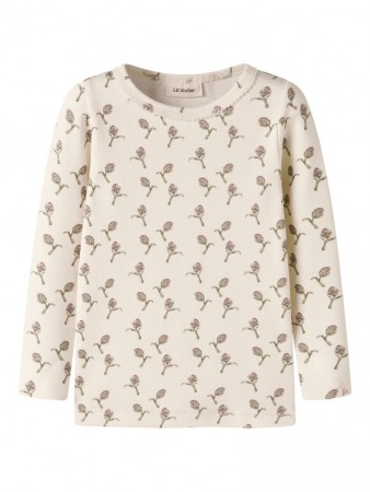 Gayo slim top, turtledove/artichoke, Lil Atelier