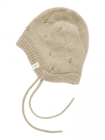 Nalio wool knit hat, safari, Lil Atelier