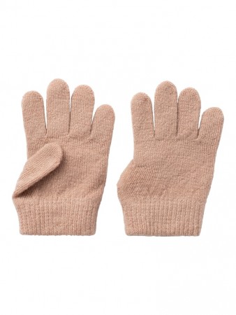 Nanson knit gloves, rugby tan, Lil Atelier
