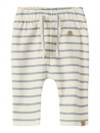 Limia loose pant, turtledove/tradewinds, Lil Atelier