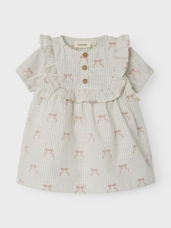 Kendra loose body dress, coconut milk, Lil Atelier