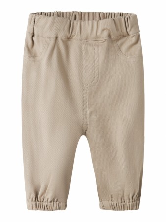 Doreen loose twill pant baby, Oxford tan, Lil Atelier