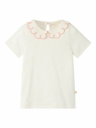 Fundo slim top, coconut milk/rose tan, Lil Atelier 