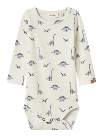Geo slim body, turtledove/dino, Lil Atelier
