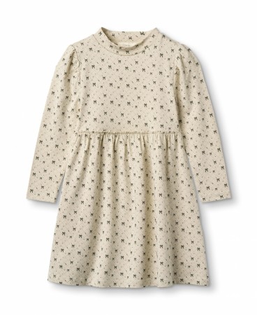 Kelly dress, sandshell aop, Fliink