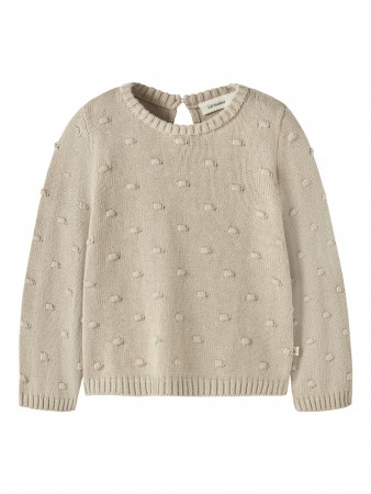 Gable loose knit, oxford tan, Lil Atelier