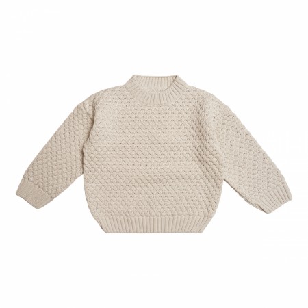 Bobbi sweater solid knit, off white, Huttelihut