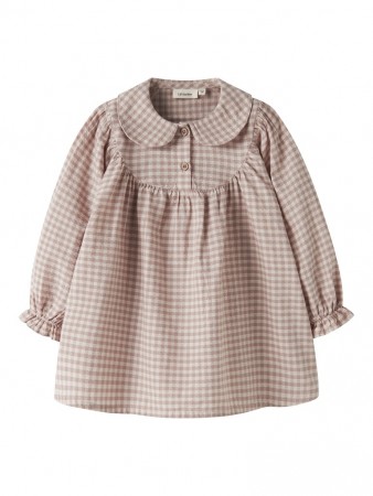 Rebba loose dress, bark/lilac ash, Lil Atelier