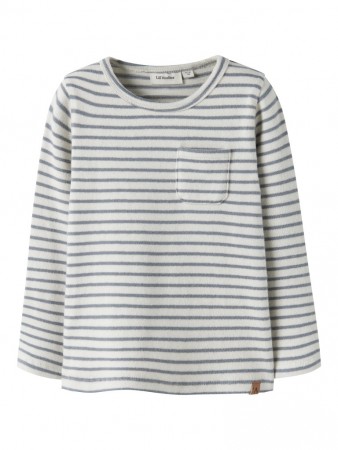 Thoro slim top, turtledove/monument, Lil Atelier