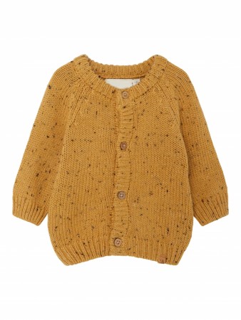 Galto knit cardigan baby, honey mustard, Lil Atelier