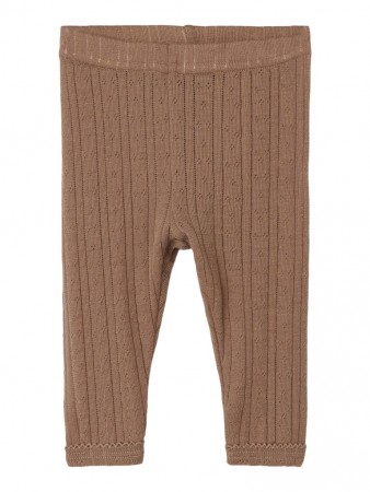 Naima wool leggings baby, beaver fur, Lil Atelier