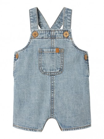 Hilbert short denim overall, light blue denim, Lil Atelier