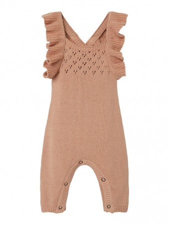 Loro knit overall, sirocco, Lil Atelier