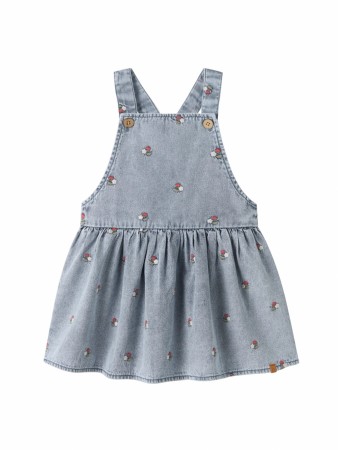 Funda emb skirtall, medium blue denim, Lil Atelier