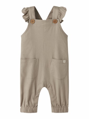 Doreen loose twill overall, Oxford tan, Lil Atelier