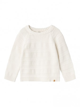 Larson knit, coconut milk, Lil Atelier