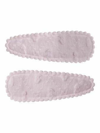 Hace 2-pack hair clips, morganite, Lil Atelier