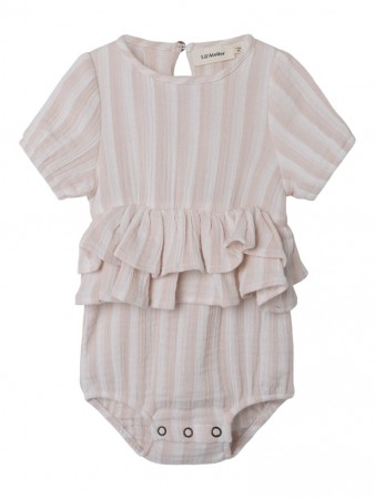 Femke loose suit, coconut milk/morganite, Lil Atelier