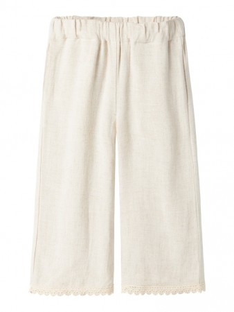 Frigg cropped pant, pumice stone, Lil Atelier