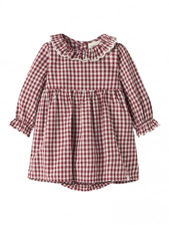 Roanne body dress, biking red, Lil Atelier