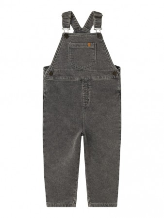 Lulia loose denim overall, medium grey denim,  Lil Atelier 