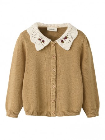 Roba knit cardigan, kelp, Lil Atelier