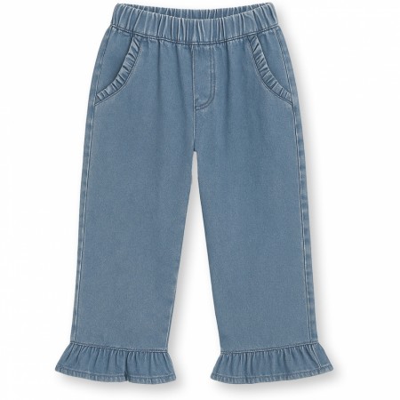 Don rose pant, medium denim blue, Fliink