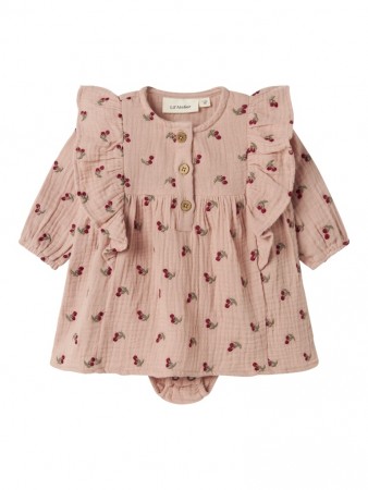 Koala loose body dress, misty rose, Lil Atelier 