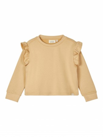 Selma loose short sweat, taos taupe, Lil Atelier