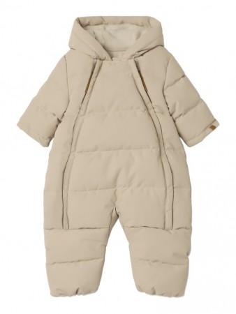 Lamedow puffer snowsuit, Oxford tan, Lil Atelier